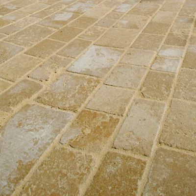 Beige Ocher Limestone Flooring