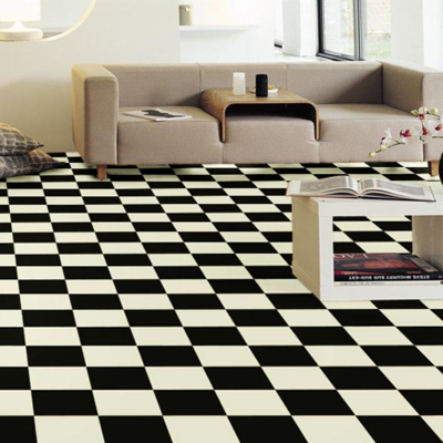 Gerflor Damier Black & White Super Solar Vinyl